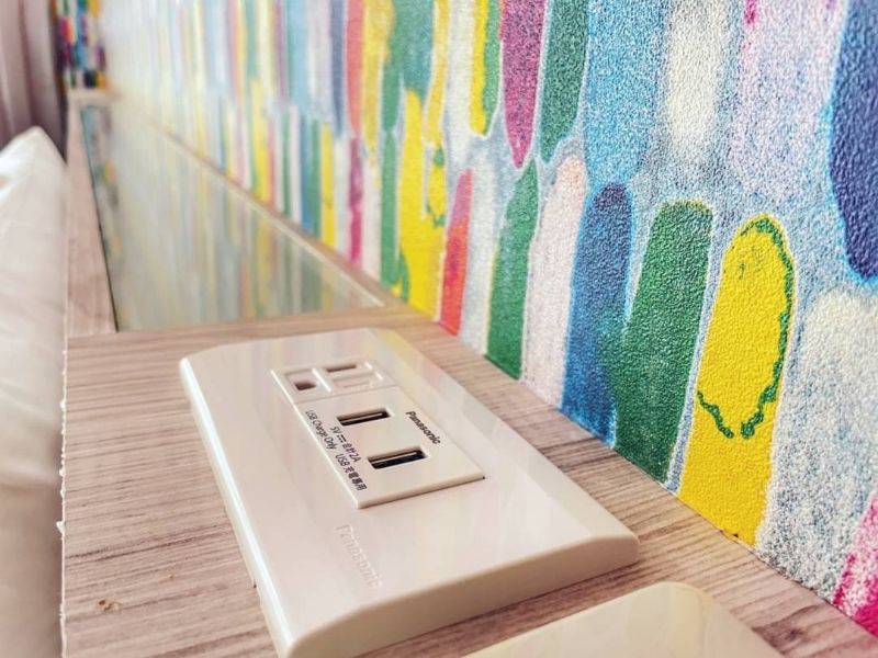 粉紅氣球雙人房照片